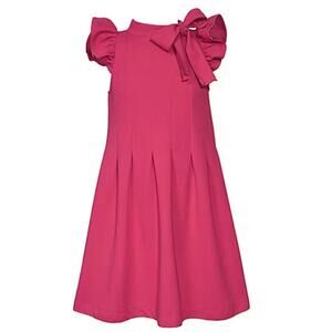 Bonnie Jean Big Girls Short Sleeve A-Line Dress Pink 14 NWT